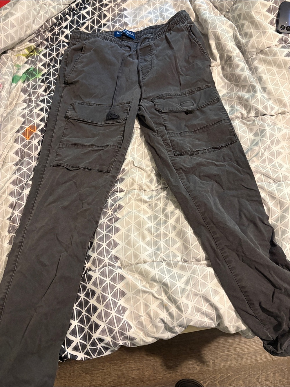 Arizona Jean Company Charcoal Gray Cargo Pants